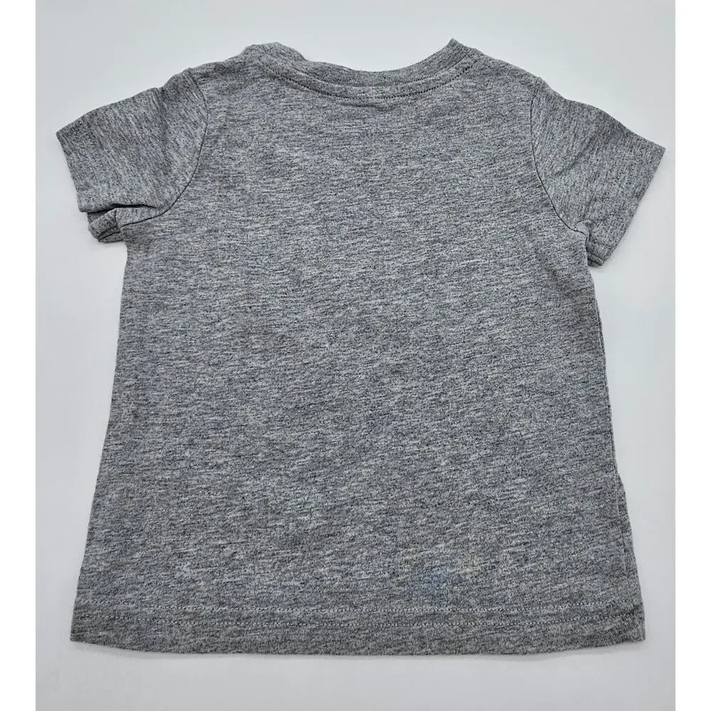 Janie and Jack Boys Size 6-12M Blue and Gray Plaid T-Shirt and Shorts Outfit